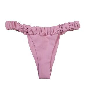 Port De Bras Bonaire Scrunchie Bikini Bottom Pink Sz Medium